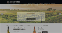 Desktop Screenshot of concealedwines.fi